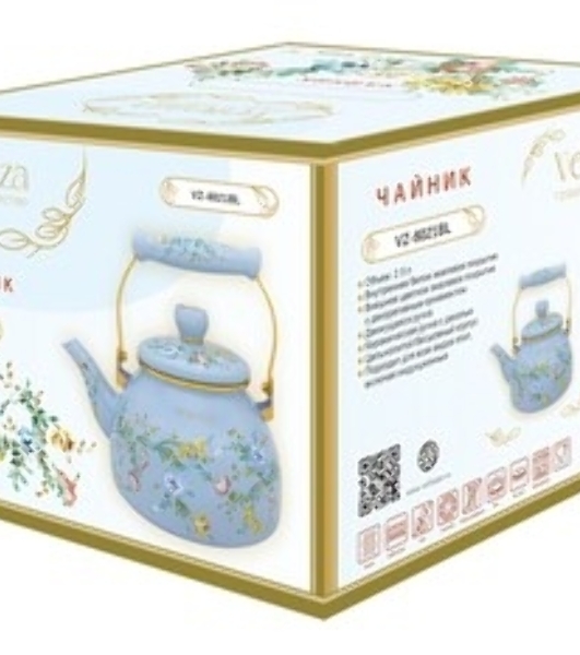 Чайник для плиты VELLEZZA VZ-8021BL