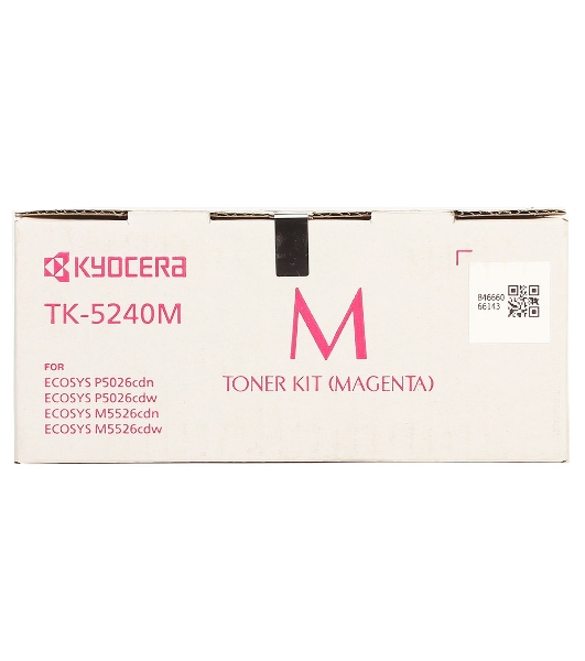 Картридж лазерный Kyocera TK-5240M (1T02R7BNL0) пурпурный для P5026cdn/cdw, M5526cdn/cdw 3000 стр.