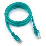 Патч-корд UTP Cablexpert cat.5e, 1м, литой, многожильный, зеленый, фото 1