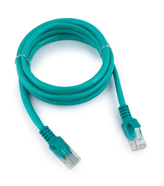 Патч-корд UTP Cablexpert cat.5e, 1м, литой, многожильный, зеленый