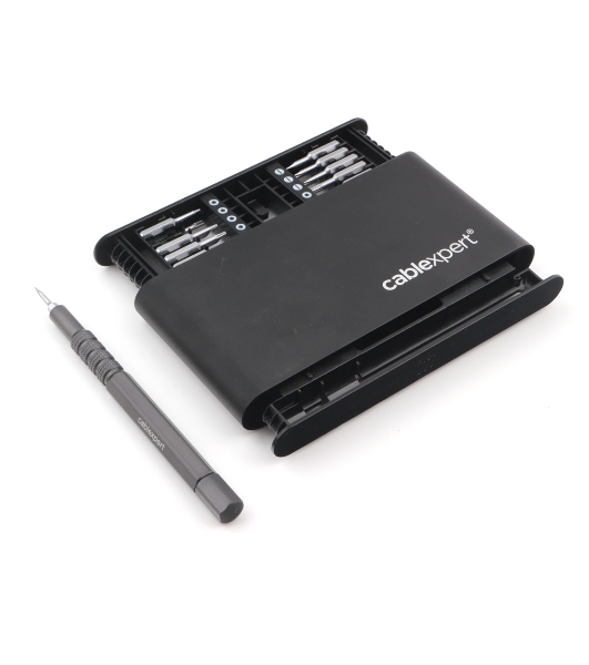 Отвертка с набором бит Cablexpert TK-SD-09R (21 предмет)