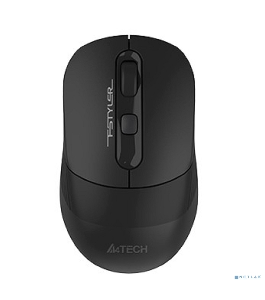Мышь беспроводная A4Tech Fstyler FB10C черный, 2000 dpi, радиоканал, Bluetooth, USB, кнопки - 4