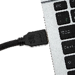 Кабель аудио-видео Cactus CS-HDMI.2-1 HDMI (m)/HDMI (m) 1м. позолоченные контакты черный, фото4