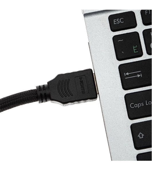 Кабель аудио-видео Cactus CS-HDMI.2-1 HDMI (m)/HDMI (m) 1м. позолоченные контакты черный