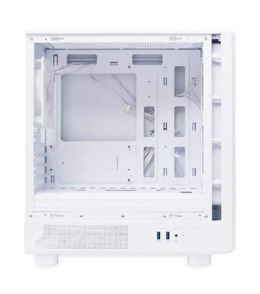 Компьютерный корпус HSPD M310, Mesh Mini-tower, белый, TG, 0.4 SPCC, 3x120мм ARGb mATX, mITX 180/280/160мм 1x2.5', 1x3.5', 4xPCI 2xUSB-A 3.0 452x277x418мм