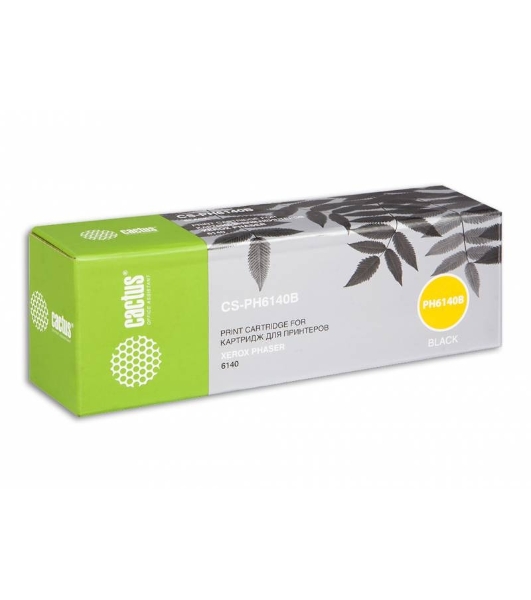 Картридж лазерный Cactus CS-PH6140B (106R01484) черный (2600 стр.) для Xerox 6140