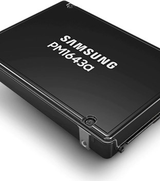 Накопитель SSD Samsung 7.68TB PM1643a 2.5' SAS 12Gb/s R/W 2100/2000 MB/s R/W 400K/90K IOPs DWPD1