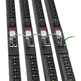 Блок распред. питания APC Rack PDU 9000 Switched, ZeroU, 16A, 230V, (21) C13 & (3) C19, IEC309 Cord