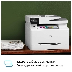 МФУ лазерное HP Color LaserJet Pro M283fdw (7KW75A), A4, цветной, печ. до 21 стр/мин., скан. до 26 стр/мин. (ч/б) 22 стр/мин. (цвет), 600 x 600 dpi (печать) 300x300dpi (скан), USB, RJ-45, Wi-Fi, Air Print, Mopria, фото27