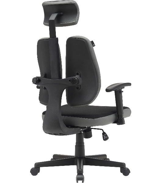 Кресло Cactus CS-CHR-MC03-BKGY черный, сетка