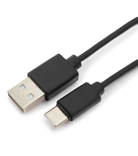 Кабель USB Гарнизон GCC-USB2-AMCM-0.3M, USB2.0 AM/USB3.1 Type-C, 0.3м, пакет
