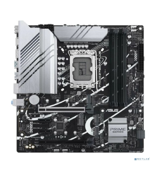 Материнская плата ASUS PRIME Z790M-PLUS, LGA 1700, Intel Z790, 4xDDR5, 4xSATA, 3xM.2, 1xPCIe 4.0 x4, 1xPCIe 5.0 x16, 2xPCIe x1, 1xDP, 1xHDMI, 1x 1Gb LAN, 1xUSB-C 3.2 Gen 2x2, 1xUSB 3.2 Gen 2, 4xUSB 3.2 Gen 1, 2xUSB 2.0, 3x3.5 мм, 7.1, mATX