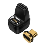 Переходник USB 4 Type-C мама-папа разворот с магнитным разъемом, фото 1