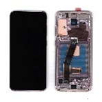 Дисплей для Samsung Galaxy S20 SM-G980F розовый с рамкой, фото2