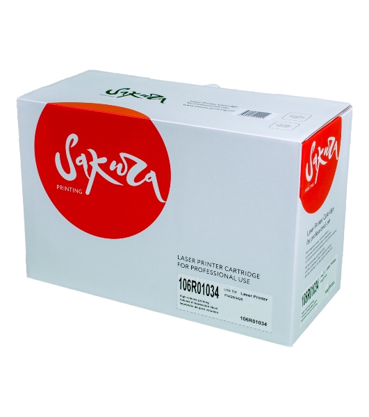 Картридж лазерный Sakura 106R01034 для Xerox P3420/3425, черный 10000 к.