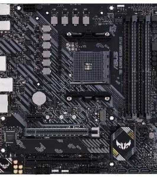 Материнская плата ASUS TUF GAMING B550M-PLUS, AM4, AMD B550, 4xDDR4, 4xSATA, 2xM.2, 1xPCIe 4.0 x16, 1xPCIe 3.0 x16, 1xPCIe x1, 1xHDMI, 1xDP, 1x 2.5Gb LAN, 4xUSB-A 3.2 Gen 1, 1xUSB-A 3.2 Gen 2, 2xUSB-A 2.0, 1xUSB-C 3.2 Gen 2, 5x3.5 мм, 7.1, mATX