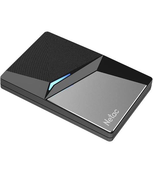 Внешний SSD Netac Z7S, 240 Gb, USB 3.2 Gen 2 Type-C, R/W 550/480, черный