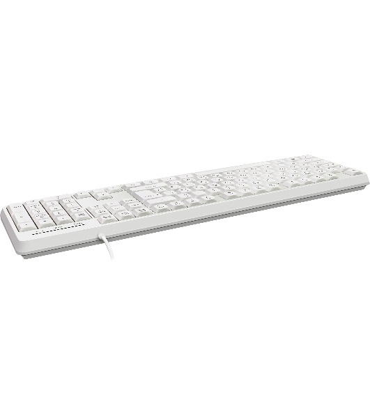 Клавиатура проводная Defender Atom HB-546, USB, белый