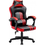 Кресло Defender MERCURY BLACK/RED черный/красный, экокожа, фото9