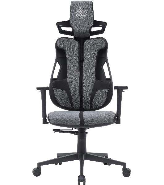 Кресло Cactus CS-CHR-DUO-GYBK серый, экокожа
