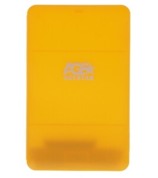 Внешний корпус для HDD/SSD AgeStar 3UBCP3 SATA пластик синий 2.5'