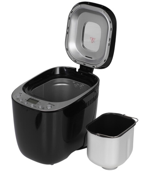 Хлебопечка Centek CT-1418 серебристый, 650 Вт, 0.9 кг, 12 программ