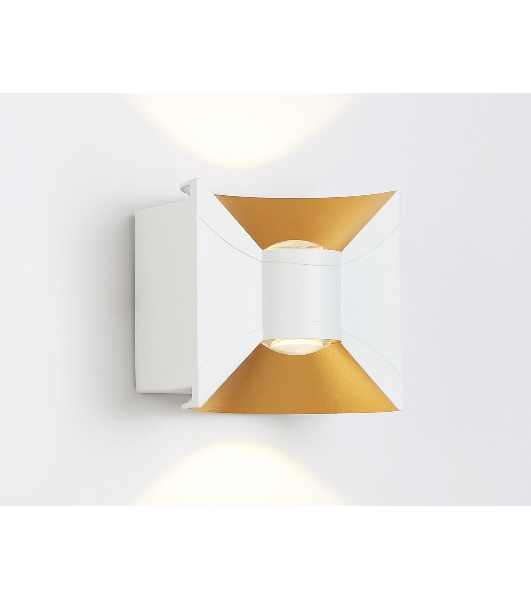 Светильник Ambrella light ST4471 WH/GD белый/золото LED 4200K 6W IP54 92*98*55