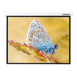 Экран с электроприводом Lumien Master Control 229x305 см (146') Matte White FiberGlass черная кайма по периметру