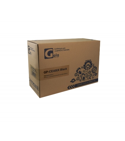 Картридж лазерный GalaPrint GP-CE400X черный (11000 стр) для HP Color LaserJet Enterprise M551dn/M551n/M551xh
