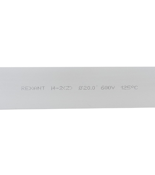 Термоусадка Rexant 20,0/ 10,0 мм, серая (1м)