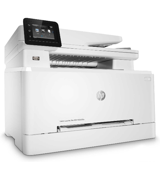 МФУ лазерное HP Color LaserJet Pro M283fdw (7KW75A), A4, цветной, печ. до 21 стр/мин., скан. до 26 стр/мин. (ч/б) 22 стр/мин. (цвет), 600 x 600 dpi (печать) 300x300dpi (скан), USB, RJ-45, Wi-Fi, Air Print, Mopria