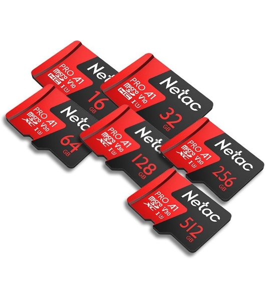 Флеш карта MicroSD card Netac P500 Extreme Pro 128Gb, retail version w/o SD adapter