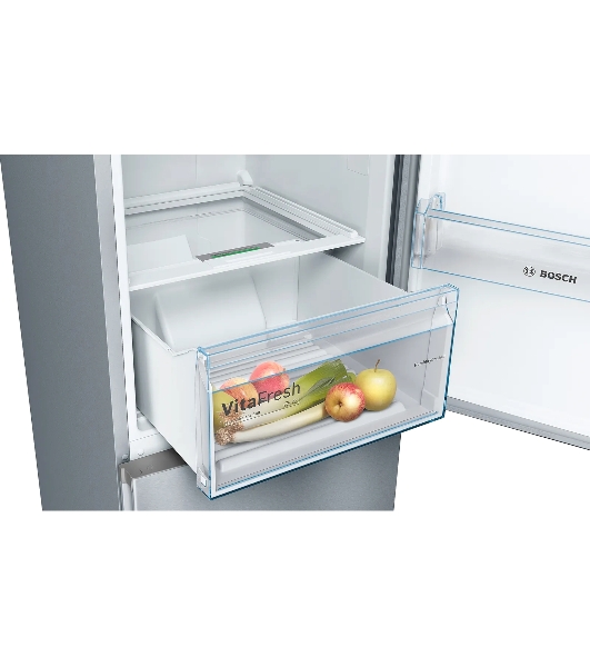 Холодильник Bosch KGN39UL30U серебристый металлик двухкамерный 279/87л морозилка снизу, No Frost