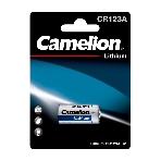 Батарея Camelion CR123A BL-1 (CR123A-BP1, батарейка фото,3В), фото 1