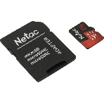 Флеш Карта MicroSD card Netac P500 Extreme Pro 256Gb, retail version w/SD adapter, фото3