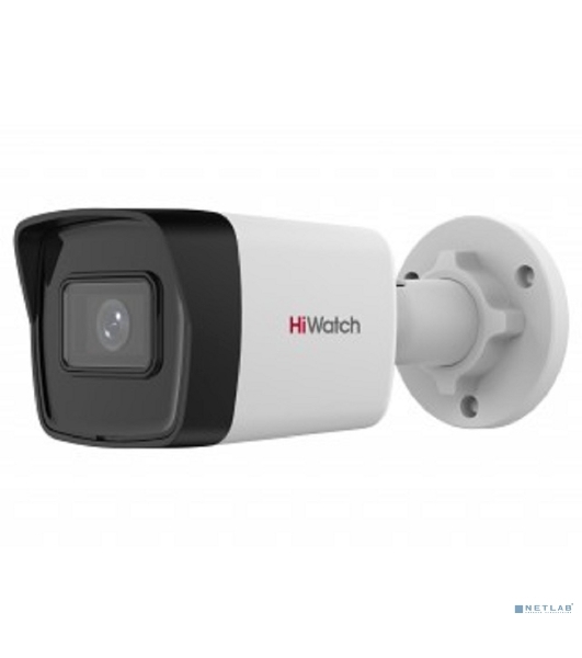 Камера HiWatch IP 2Мп уличная цилиндрическая, EXIR ИК 30м, 1/2.9 CMOS, 1920х1080@25к/с, объектив 2.8мм, угол 104, мех ИК-фильтр; 0.01Лк@F2.0, H.265/H.265+/H.264/H.264+/MJPEG ROI, коридорный режим, DWDR, 3D DNR, BLC, Smart ИК, обнаружение движения 2.0, IP67, -40...+60C, DC12В/PoE, 6.5Вт