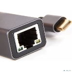 Кабель-переходник USB 3.1 Type-C -->RJ-45 1000Mbps Ethernet, Aluminum Shell, 0.15м VCOM DU320M, фото11