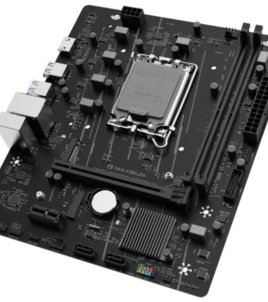 Материнская плата Maxsun Challenger H610M-H V1, LGA1700, Intel H610, 2xDDR4, 2xSATA, 1xM.2, 1xPCIe 4.0 x16, 1xPCIe 3.0 x1, 1xHDMI, 1x1Gb LAN, 2xUSB-A 5Gbps, 4xUSB-A 2.0, 2x3.5 мм, 5.1, mATX