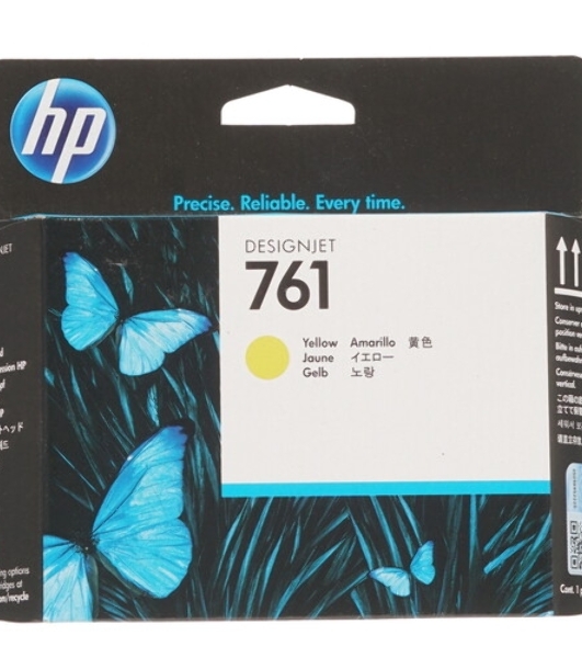 Картридж струйный HP 761 CH645A желтый печатающая головка для HP DJ T7100