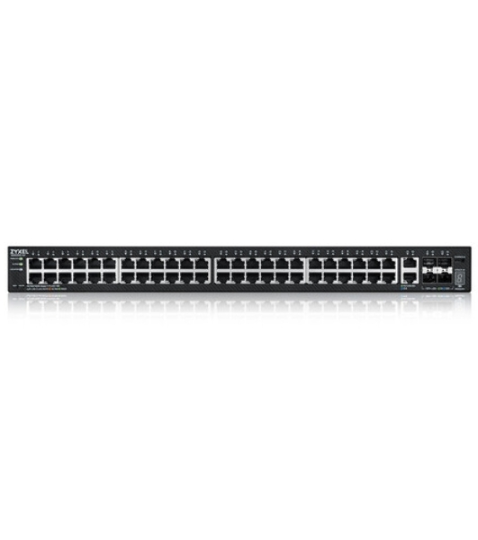 Коммутатор L3 Access Zyxel NebulaFlex Pro XGS2220-54, rack 19', 48xRJ-45: 1G, 2xRJ-45: 1/2.5/5/10G, 4xSFP+
