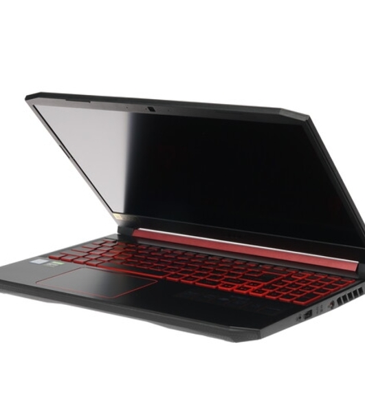 Клавиатура для ноутбука Acer Nitro 5 AN515-54 черная с красной подсветкой (красная подложка)