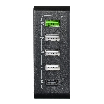 Сетевое зарядное устройство ACD-P605U-V1B 60Вт, 5xUSB 1PD+1QC+3Smart, 3.6~20В/3А RTL, фото2