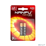 Батарейка щелочная AAA Nanfu LR03 2B (2шт.), фото 1