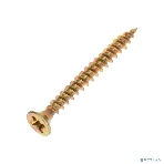 Саморез универсальный Kranz 3.5х35, желтый цинк, пакет (50 шт./уп.), фото7