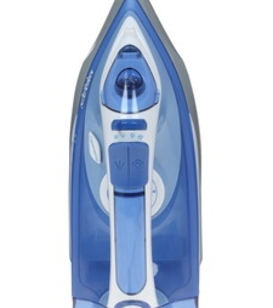 Утюг Delta LUX DL-712 белый с синим, 2400 Вт, 30 г/мин, 150 г/мин, 350 мл