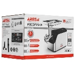 Мясорубка электрическая ARESA AR-2107 серебристый, 2500 Вт, 2.8 кг/мин, реверс, защита от перегрузки, насадки - 5, фото14