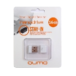 Флешка USB QUMO 16Gb, NANO QM16GUD-NANO-W белый, фото2