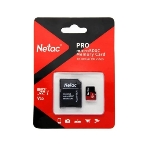Флеш Карта MicroSD card Netac P500 Extreme Pro 256Gb, retail version w/SD adapter, фото 1