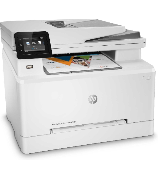 МФУ лазерное HP Color LaserJet Pro M283fdw (7KW75A), A4, цветной, печ. до 21 стр/мин., скан. до 26 стр/мин. (ч/б) 22 стр/мин. (цвет), 600 x 600 dpi (печать) 300x300dpi (скан), USB, RJ-45, Wi-Fi, Air Print, Mopria