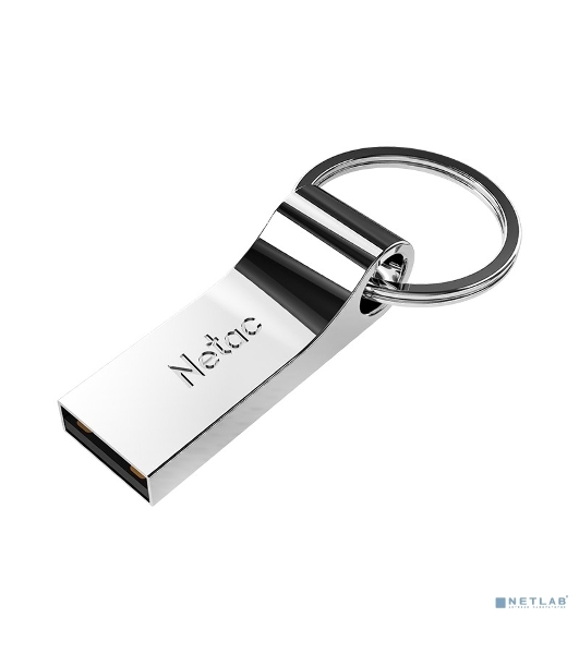 Флешка USB Netac U275 (NT03U275N-064G-20SL), 64Gb, USB 2.0, R/W 50/15, серебристый